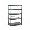 Plastový regál jupiter 5 polic zelený 1