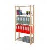 Dřevěný regál B 18, 5 polic, 170x80x28,3 cm 02