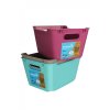 Plastový box LOFT 1,8 l, růžový, 19,5x14x10 cm 03