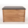 DŘEVĚNÁ ÚLOŽNÁ TRUHLA S POLSTROVÁNÍM, PALISANDR 190L, 51x81x52 cm 03