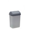 Odpadkový koš Swing Bin 10 l, stříbrný