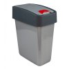 Odpadkový koš Magne 45 l, stříbrný 01