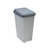 Odpadkový koš Slim Bin 45 l, stříbrný