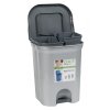 Odpadkový koš Step&Close DUO 2 x 11 l, stříbrný