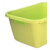 Koš na prádlo 52l, zelený 01