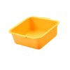Hranatá miska, oranžová, 30 x 30 x 13 cm