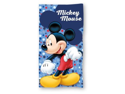 b412e57c190fb060b82207b90b4fa1fd detska osuska disney mickey mouse modry puntik 70x140cm frote