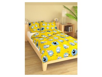 Bavlněné dětské povlečení 1+1 Ovečka