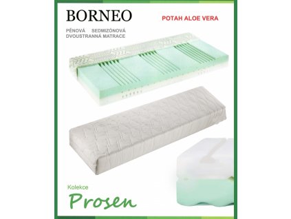 zdravotni matrace penova borneo potah aloe vera original