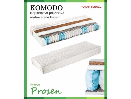 zdravotni matrace pruzinova komodo potah tencell original