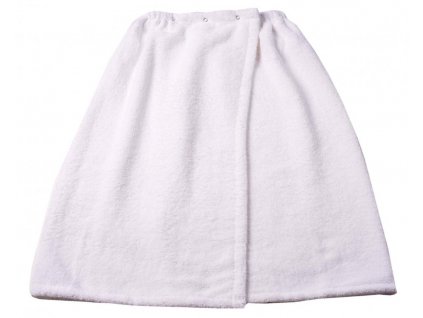 Bílý froté sauna kilt 75/130cm  395