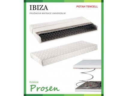 zdravotni matrace pruzinova ibiza potah tencell original