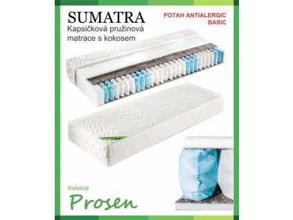 zdravotni matrace pruzinova sumatra potah anti allergic basic original