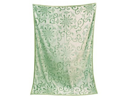 Deka mikro vzorovaná 200/220 cm - Gita zelená