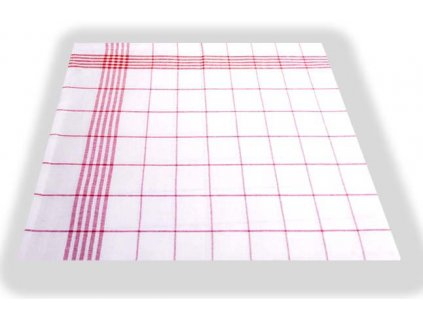 Kuchyňská utěrka 50/70 cm - červená  356