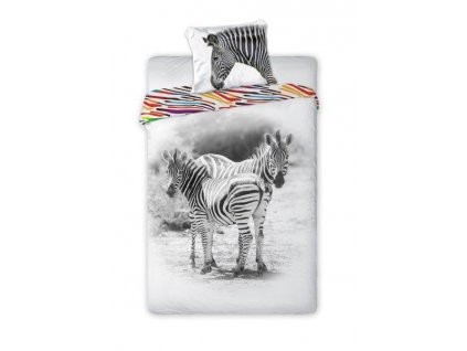 bavlnene povleceni 140x200 70x90 zebra original