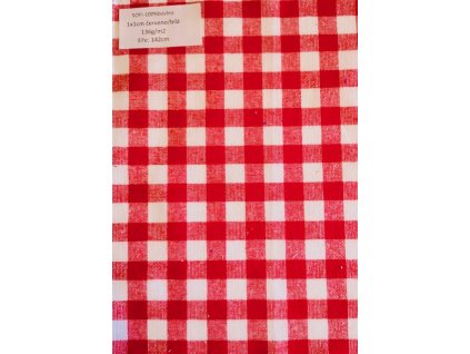Sofi 1x1 cm red white