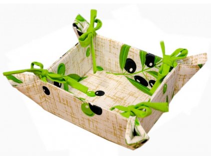Košík na pečivo 34/34 cm - Olivy