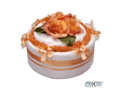 Ručníkový dort RŮŽE 1 patro
