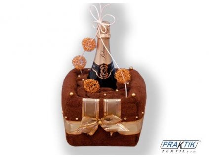 Dárkový dort z froté - Na zdraví