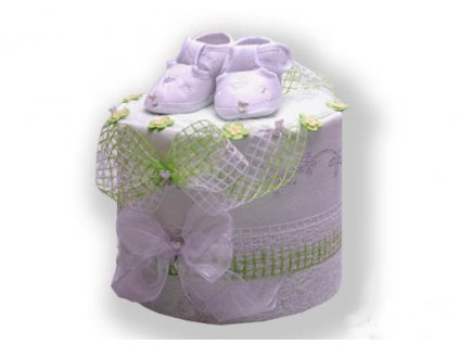 Dárkový dort z froté - První krůček