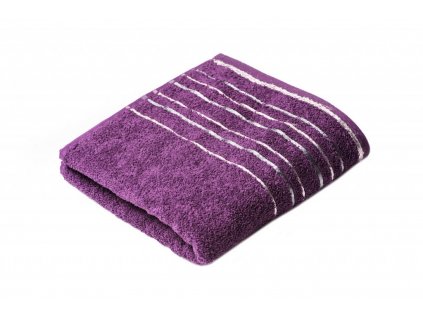 Fialový froté ručník Zara 50/100 cm