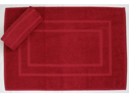 Kúpeľňová predložka froté EMA bordová