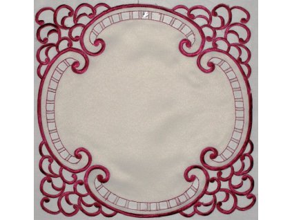 Obrus VYŠÍVANÝ 019C 35x35 cm