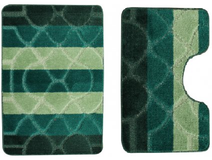 Predložka 2 set WENDON s výrezom tm. zelená