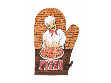Chňapka 14 Pizza oranžová