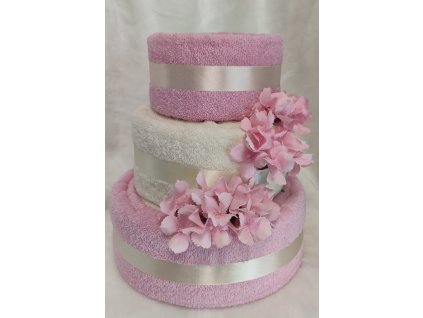 torta V 07 ružová smotanová bez