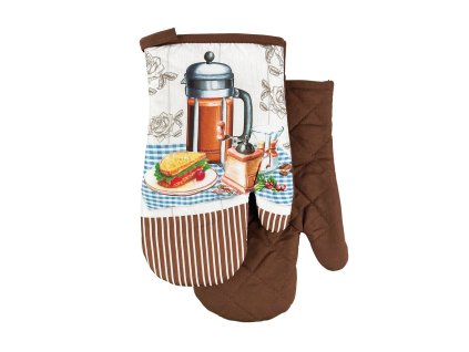 rukavice F22A1110B hnedé