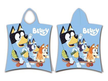 bluey skate pončo