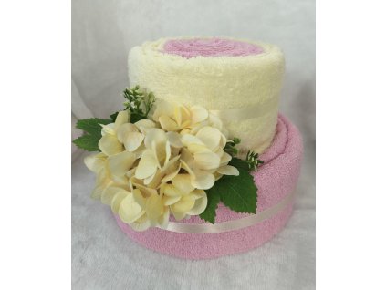 torta 09 M ružová žltá bez