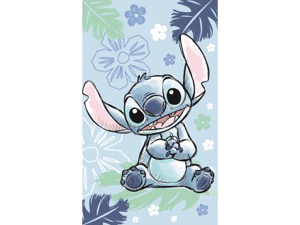 lilo and stitch ohana blue 30x50 uterák
