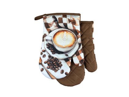 rukavice F25S257 hnedá