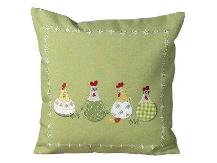 354 1 40x40 kh zelená vankúš