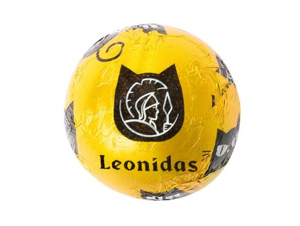 2886 halloweenska koule zluta mlecna belgicka cokolada cca 12g