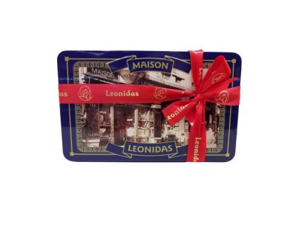 2970 bonboniera leonidas 100 let modra belgicka cokolada cca 276g belgicke pralinky 20ks mix