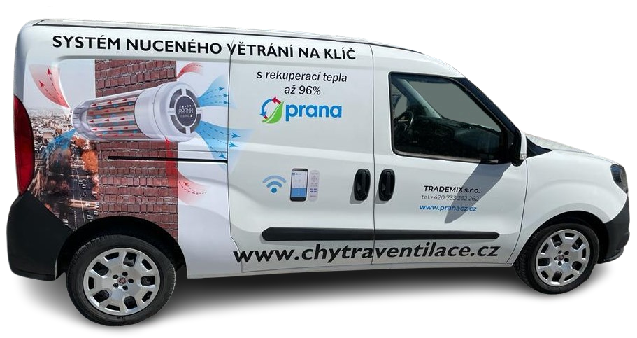 Chytra ventilace instalace Prana auto