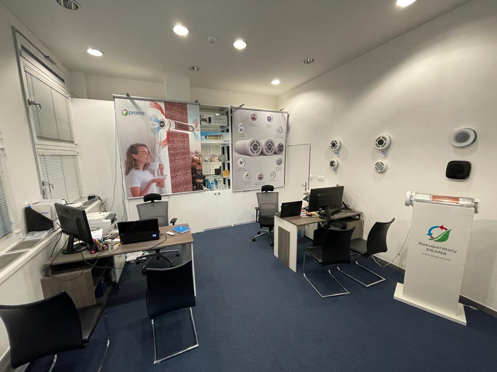 Showroom Prana rekuperace Mělník Melnik