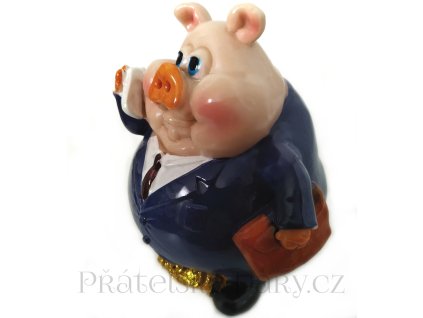 Pokladnička Prasátko Agent Byznysman