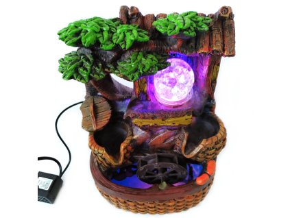Pokojová Fontána barevné led osvětlení 8/26cm