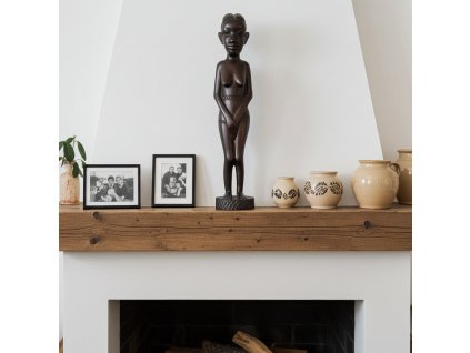 Soška Žena Afrika Eben 25cm