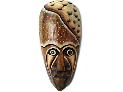 Etno Maska 16 Šaman / Dřevo 20 cm