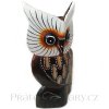 Sova Sovička 3 / dřevo 18 cm