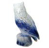 Sova zdobená soška porcelán 12cm
