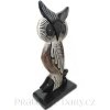 Sova Sovička soška B / Dřevo 17 cm