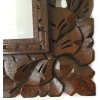 Zrcadlo v rámu řezba list / velké 40x60cm