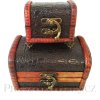 Truhla set 2x Truhlička Orient 1 Dřevo/Kůže